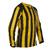 UMBRO Bilbao Stripe Jsy Gul/Svart XL Randig matchtröja lång ärm 